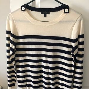 Striped J crew sweater